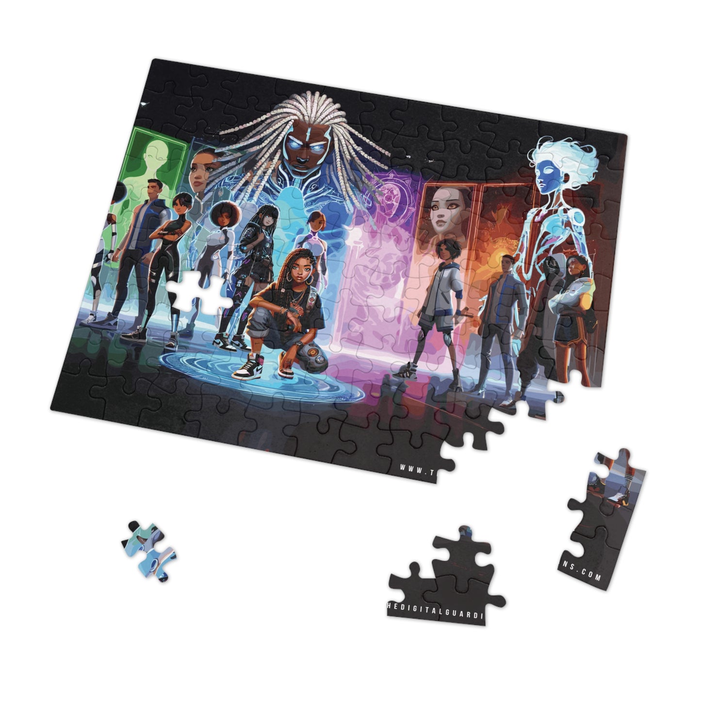 The Cyber Quest: The Digital Guardians Jigsaw Puzzle
