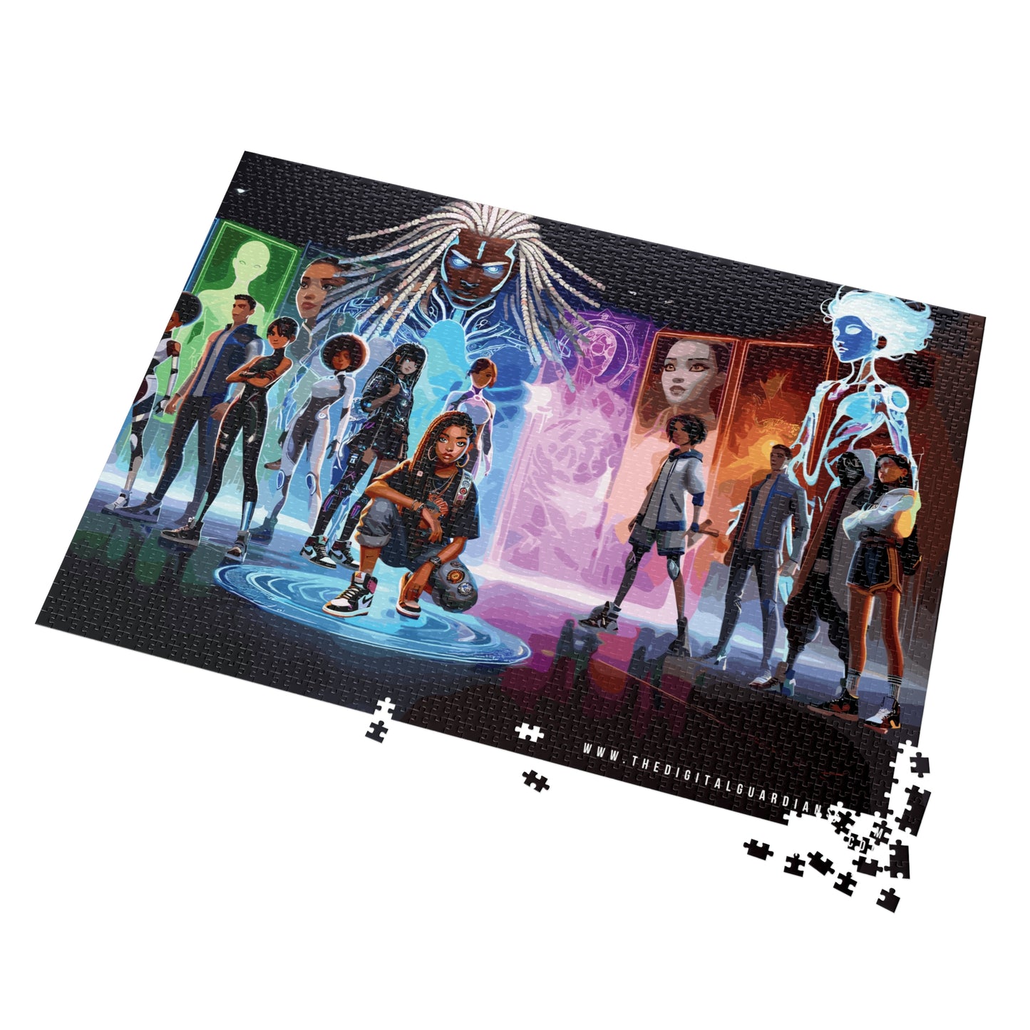 The Cyber Quest: The Digital Guardians Jigsaw Puzzle