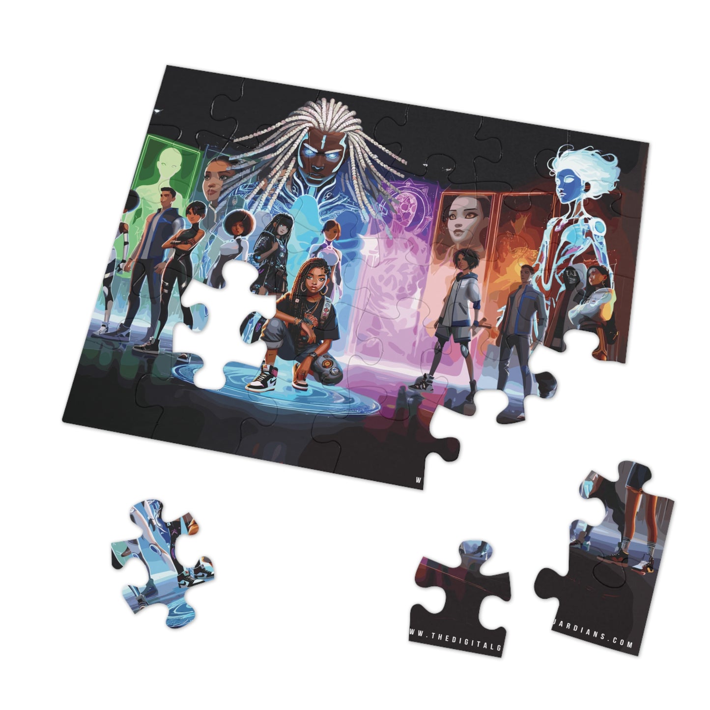 The Cyber Quest: The Digital Guardians Jigsaw Puzzle