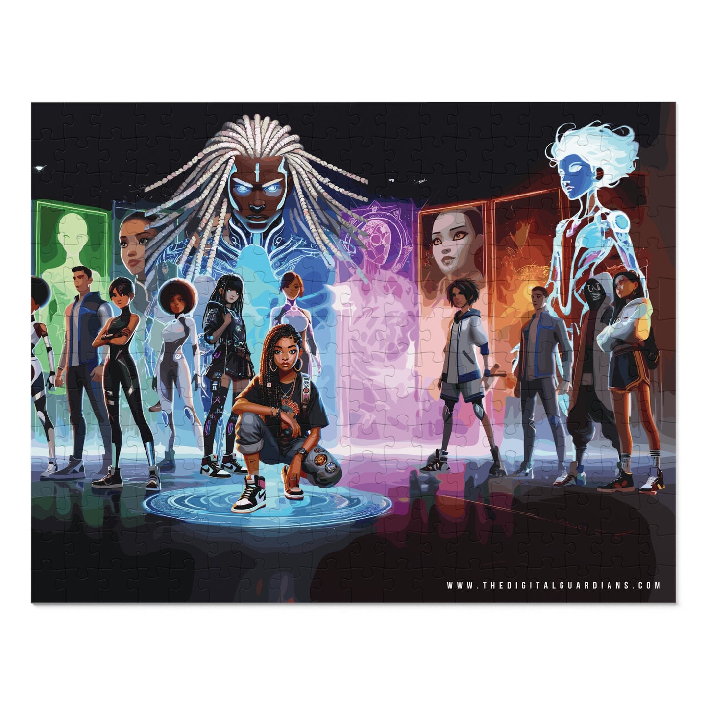 The Cyber Quest: The Digital Guardians Jigsaw Puzzle