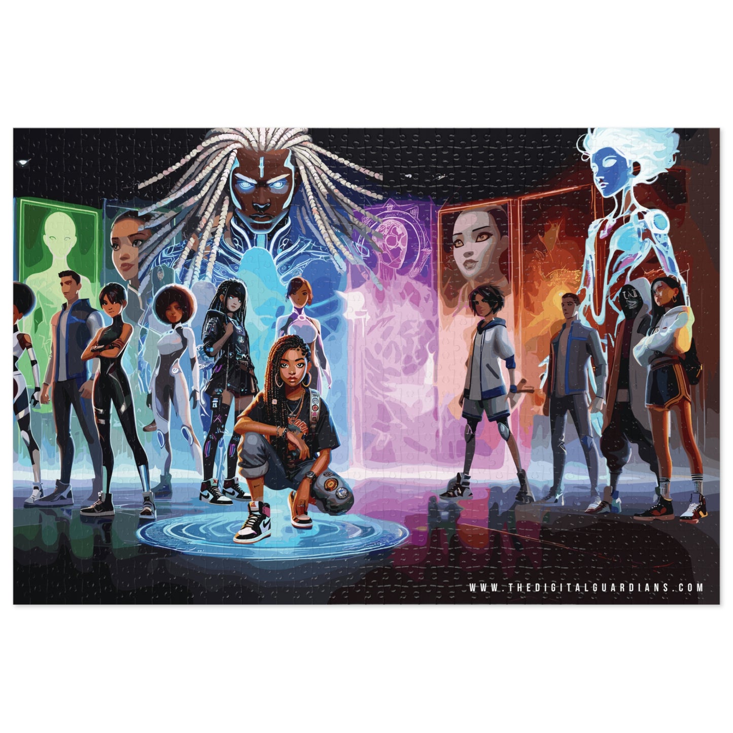 The Cyber Quest: The Digital Guardians Jigsaw Puzzle