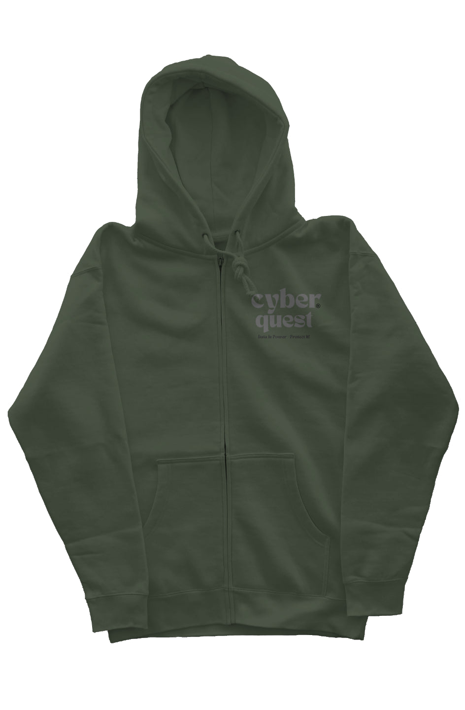 Cyber Quest “Data Is Power – Protect It!” Embroidered Hoodie