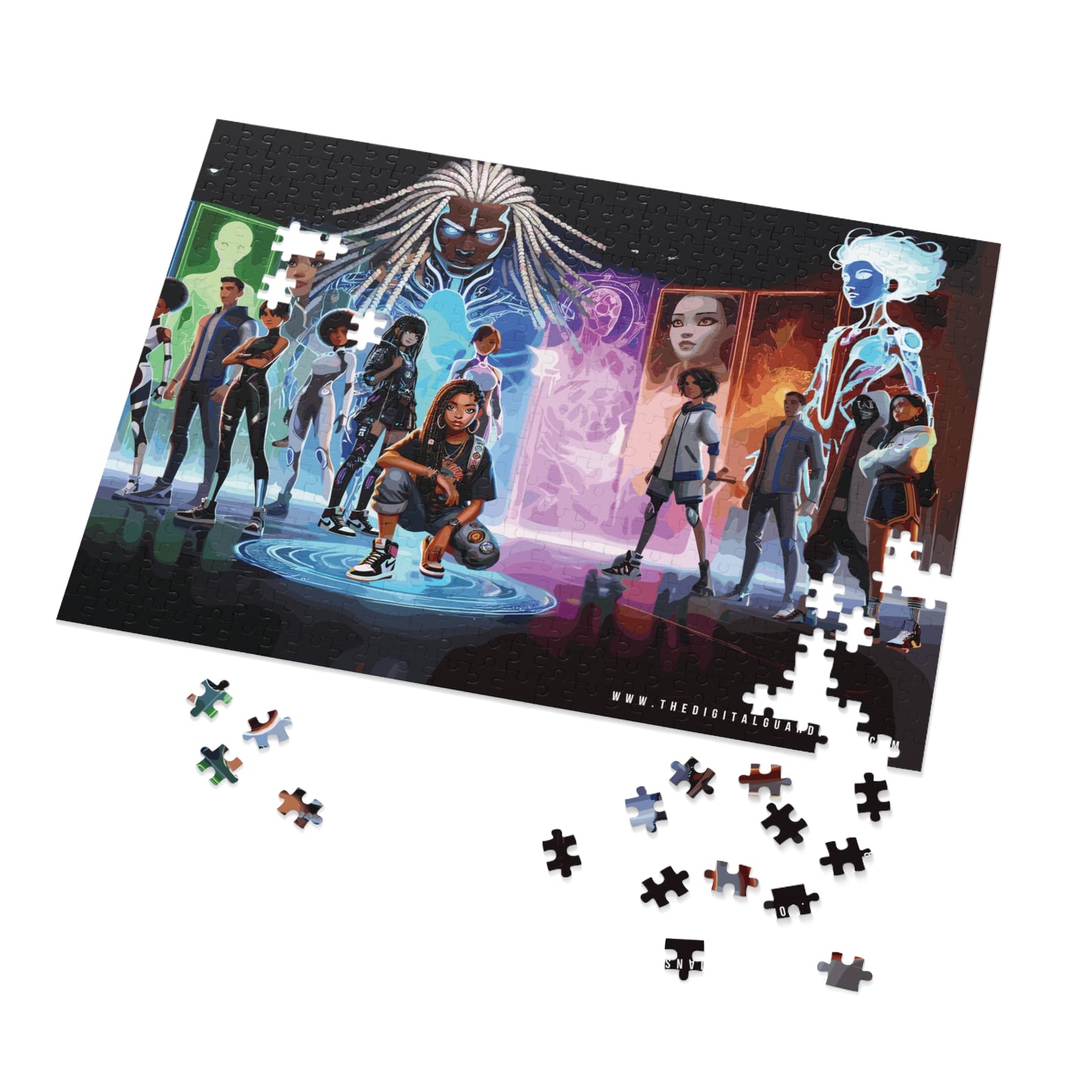 The Cyber Quest: The Digital Guardians Jigsaw Puzzle