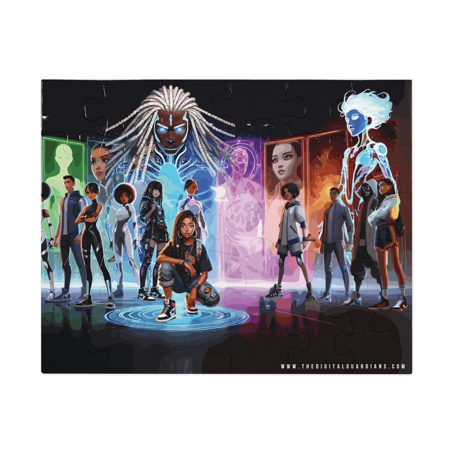 The Cyber Quest: The Digital Guardians Jigsaw Puzzle