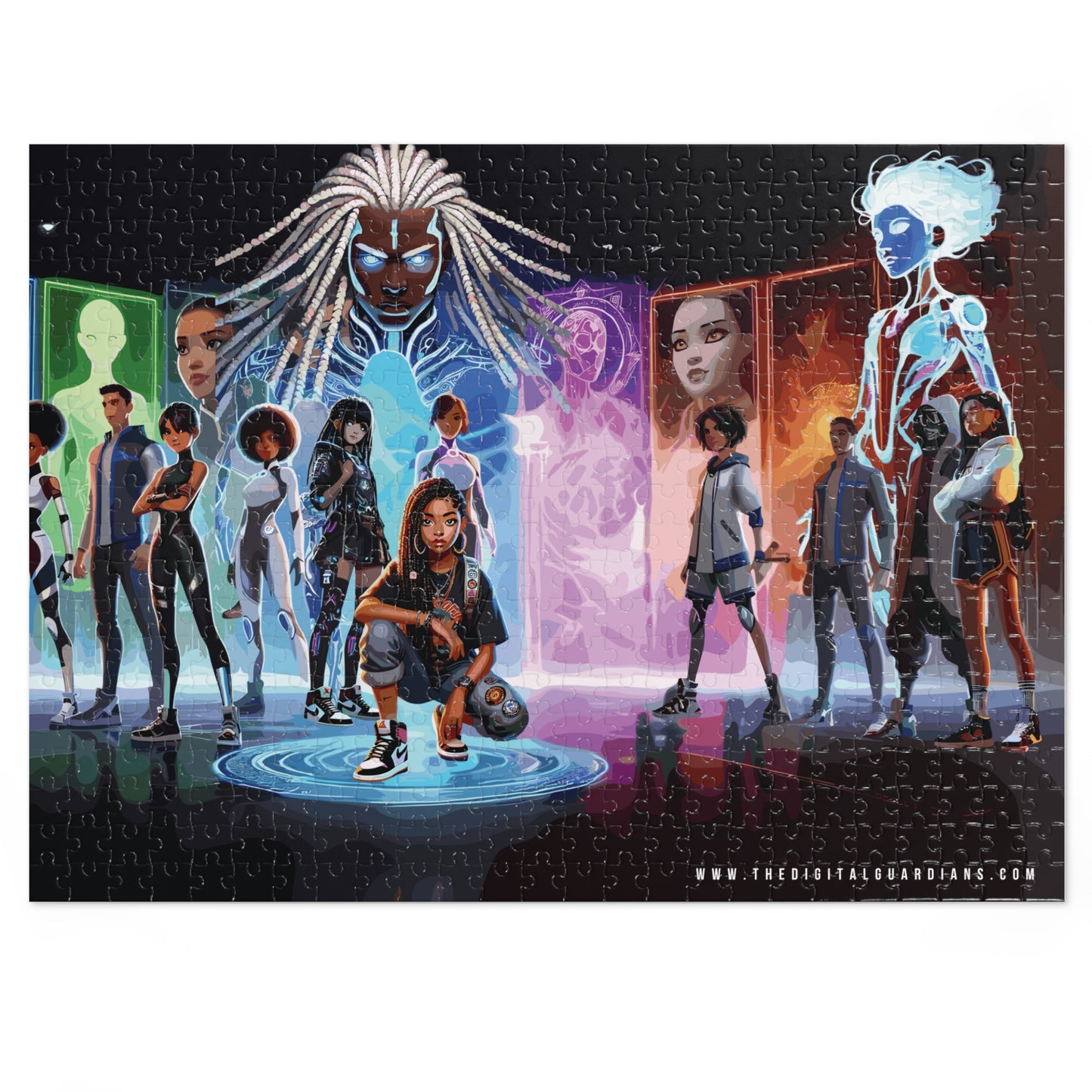 The Cyber Quest: The Digital Guardians Jigsaw Puzzle