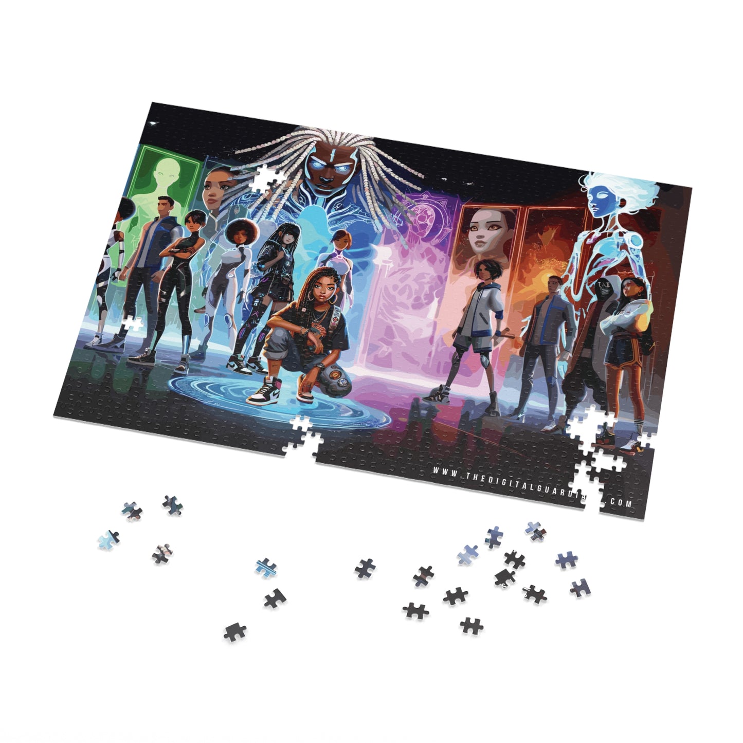 The Cyber Quest: The Digital Guardians Jigsaw Puzzle