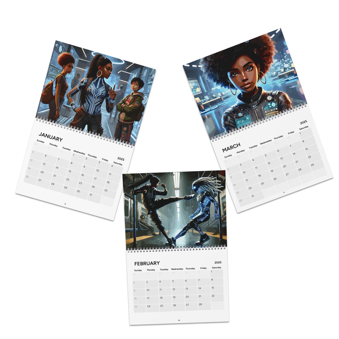 Cyber Quest: The Digital Guardians 2025 Calendar