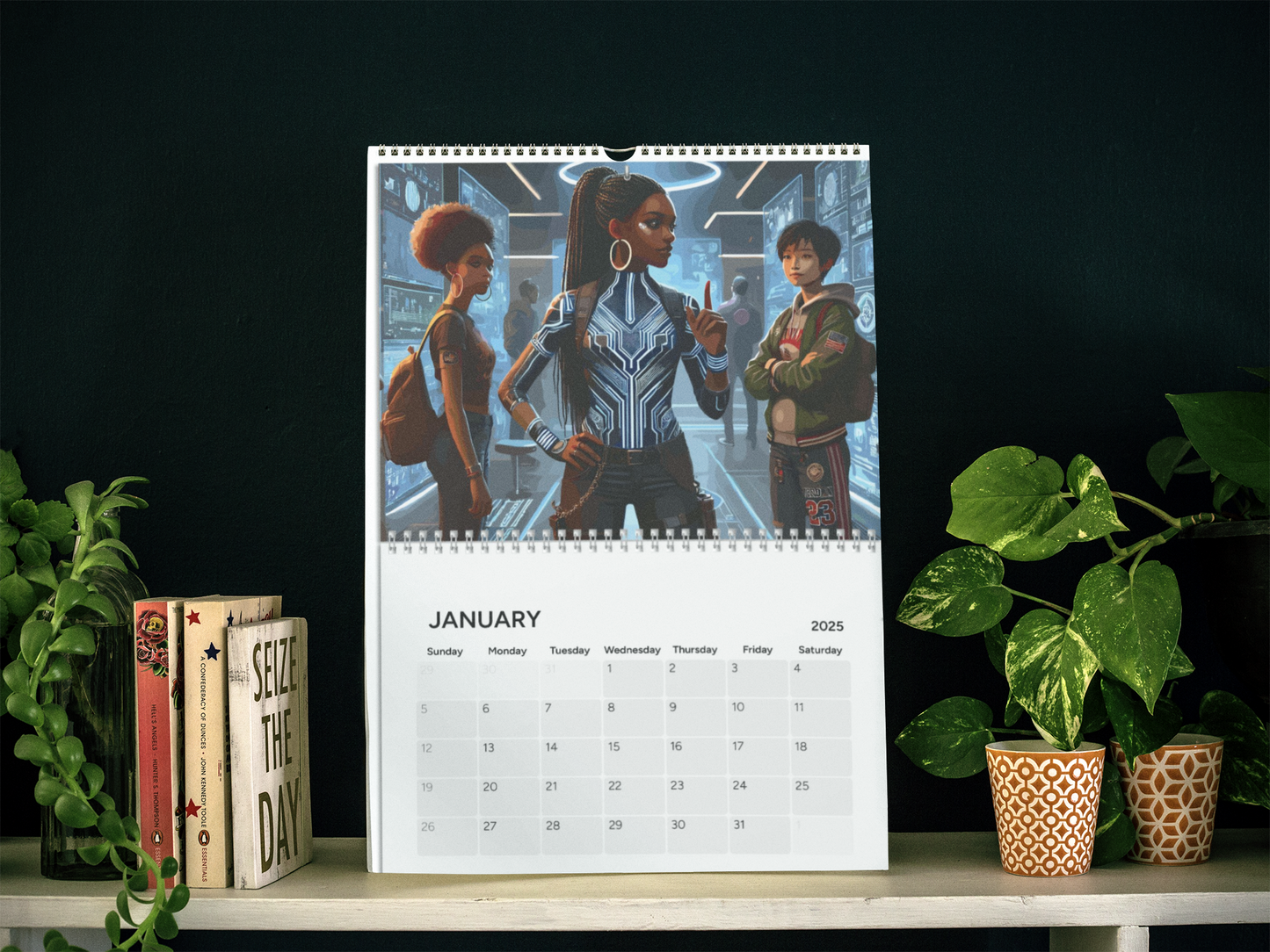 Cyber Quest: The Digital Guardians 2025 Calendar